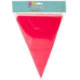 Flag Line Red 600Cm 25 Flags - Red