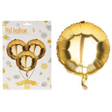 Foil Balloon Round 46Cm Set-Gold