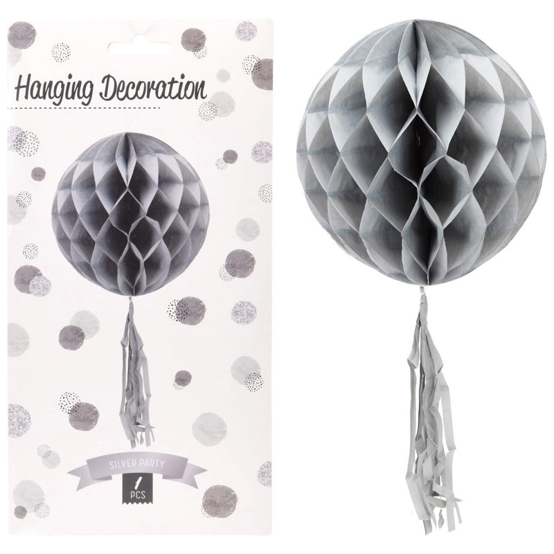 Koopman Honeycomb With Tassel-Silver