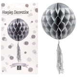 Koopman Honeycomb With Tassel-Silver