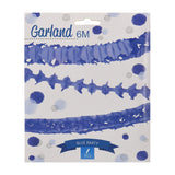 Paper Garland – 6 Meters - Blue