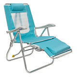 Legz Up Lounger™ Beach Chair - Light blue
