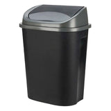 Dustbin Pp 25Ltr -Black & Grey