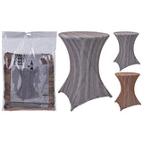 Bar Table Cover 80X110Cm -Gery&Brown