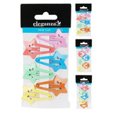 6Pc Hair Clip Metal 45Mm Set- Multicolour