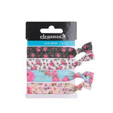Eleganza 4Pc Hair Band Polyester 10Cm Set - Multicolor