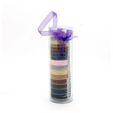 Eleganza 20 Elastic Hair Ties - Red
