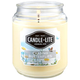 Candle-Lite Candle Edes 510 Gram Chasing Butterfl -Off-White