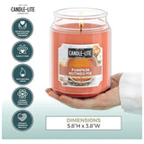 Candle Edes 18Oz Pumpk Nutmeg Pie-Orange