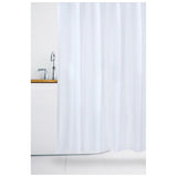 Oasis Heavy Shower Curtain Liner Frosted 177X182Cm- White