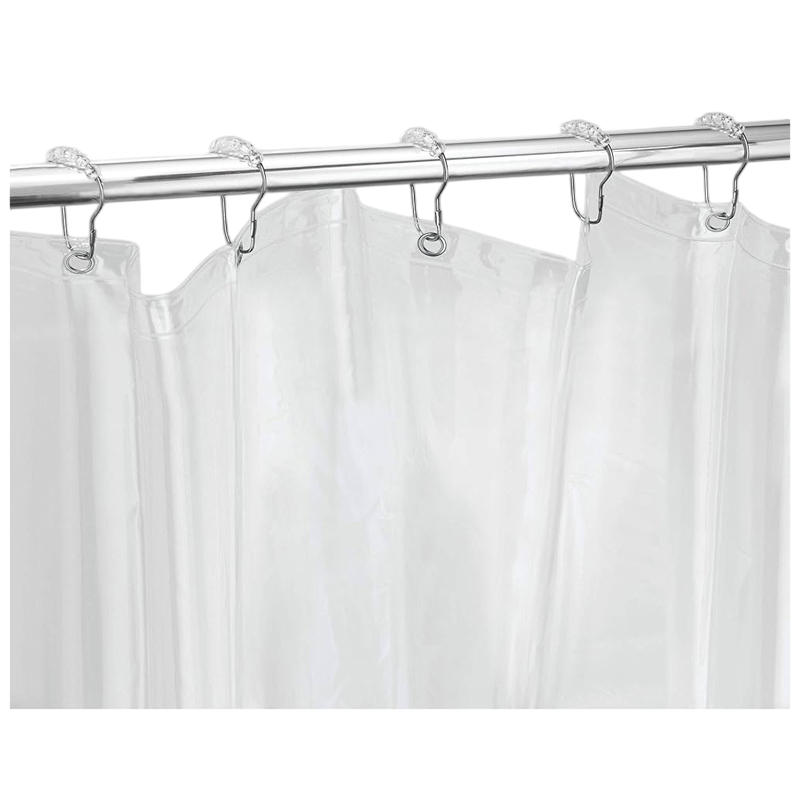 Interdesign Peva Basic Shower Curtain Liner 177X182Cm - Clear