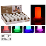 Led Flame Lamp 4Asstd Clr - Multicolor