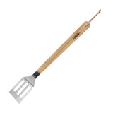 Grill spatula with wooden handle
