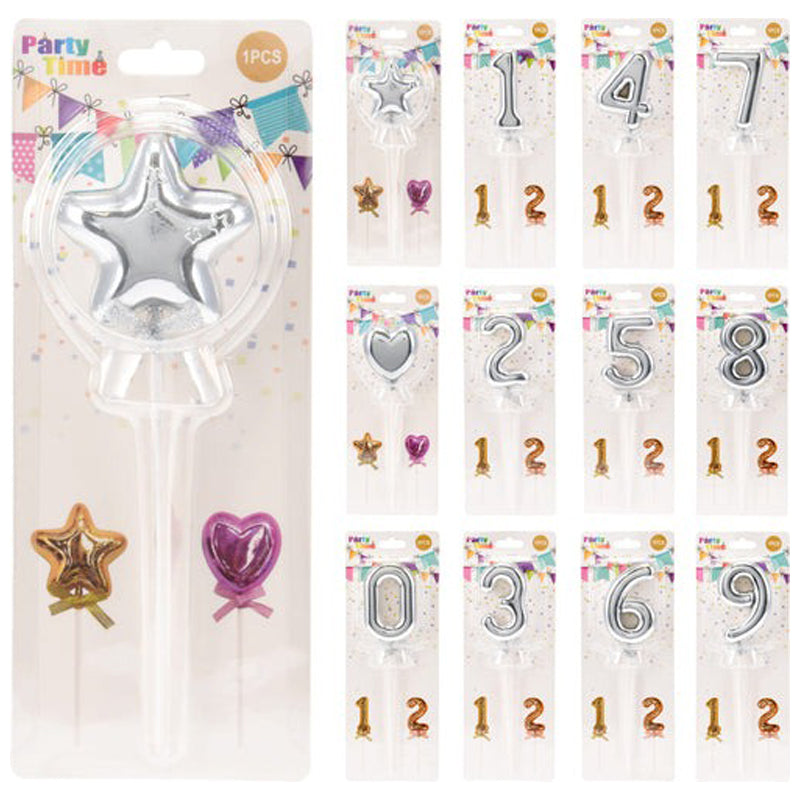 Cake Topper Foil -Silver