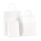 5 قطع أكياس هدايا - أبيض