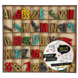 Jolly Wooden Letters 117Pcs-Multicolor