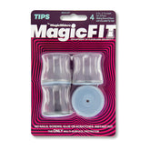Magic Sliders 4Pc Heavy-Duty Sliding Discs With Durable Tip Round 31-37Mm- - Clear