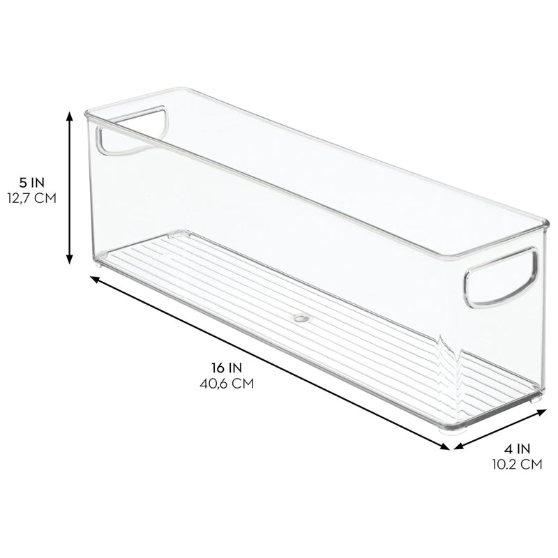 Interdesign Rpet Kitchen Binz Storage Bin- Clear