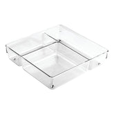 Interdesign Rpet Linus Twin Divid. Organizer -Clear