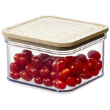 Idesign Rpet Crisp Bin 6 X 12.5 Inch With Lid - Clear