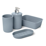 Accessories For The Bathroom (4 Elements) - Blue