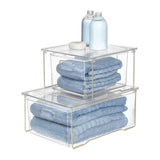 Idesign Small Bath Stacking Shelf-Clear