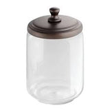 Idesign York Apothecary Jar With Lid - Clear