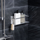 سلة تخزين مستطيلة الشكل سيرينيتي 30×10×12 سم - فضي