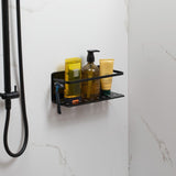 سلة تخزين مستطيلة الشكل سيرينيتي 30×10×12 سم - أسود