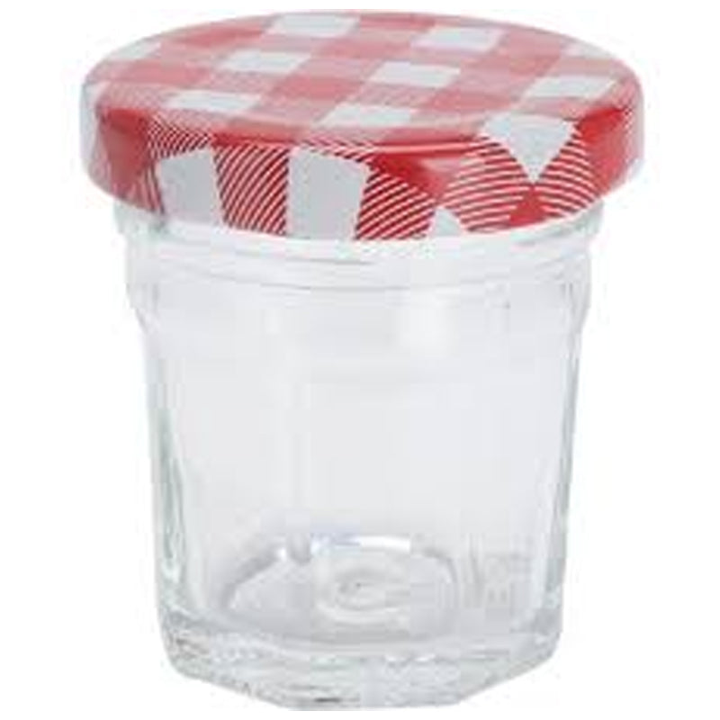 Glass Jar With Metal Lid 45Ml