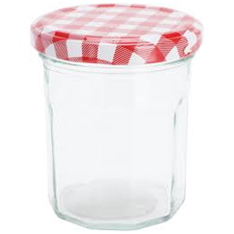 Glass Jar With Metal Lid 190Ml