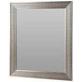 Wall Mirror With Silver Metalic Frame 59.5X49.5Cm