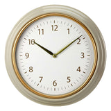 Indoor Wall Clock Round 50Cm Gold&White