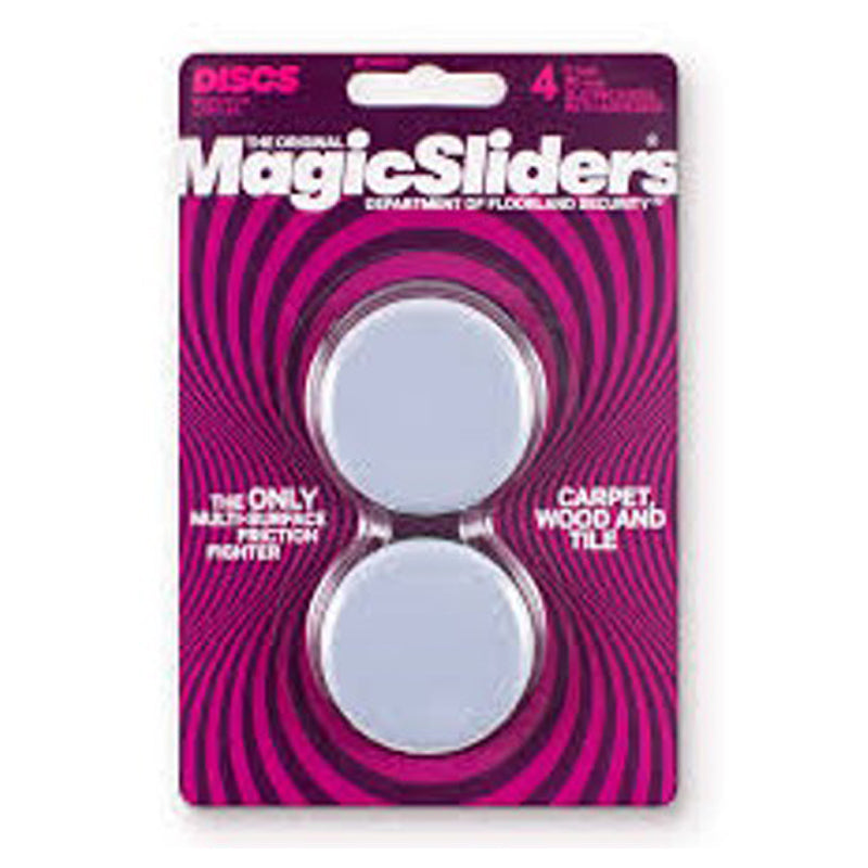 Magic Sliders 4Pc Sliding Discs With Durable Tip 5/8" - White