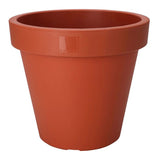 Ecken & Kanten Plastic Flowerpot Round 40Cm-Orange