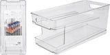 Excellent Houseware 2-Tier Plastic Kitchen Organizer 16X15X35Cm-Clear