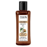 Personal Care Coconut Beauty Oil Saftey Seal 40Z-Brown