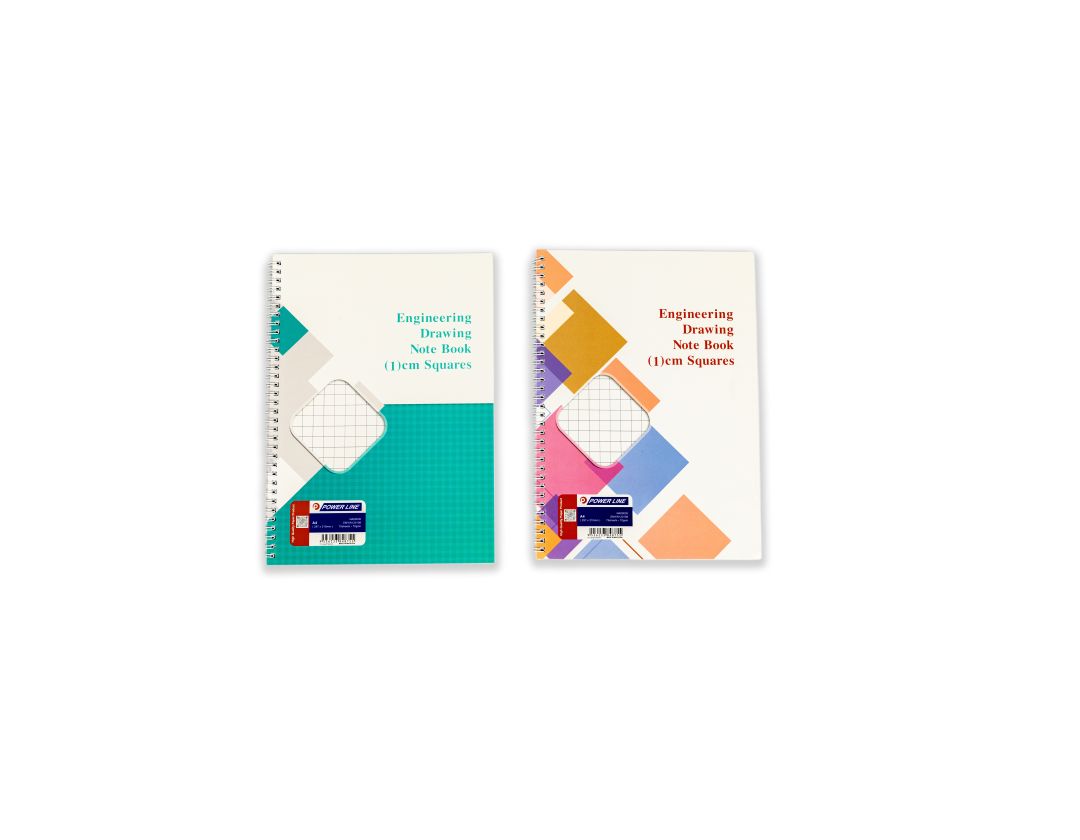 Power Line Engineering Drawing Note Book 1 Cm-Multicolor