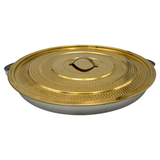 Breakfast Tray with 7 Plates - Golden 45cm
