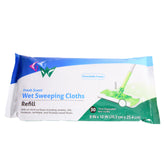 30 قطعة قماش مبللة للممسحة للاستخدام مرة - أبيض