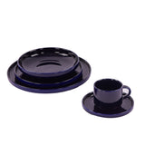 طقم مائدة 20 قطعة - أزرق