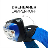 Vision Headlamp - 200 Lumens Runs for up to 10 hours on high mode.