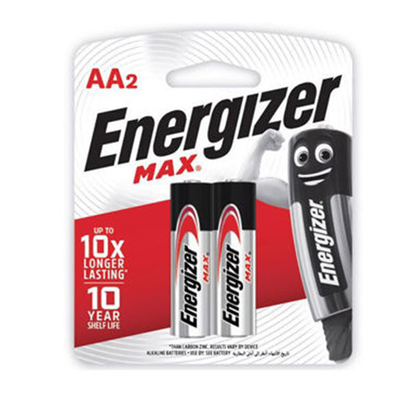 Energizer AA Batteries - 2 PcsQuantity: 12 Batteries