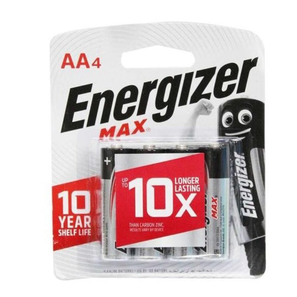 Energizer AA Batteries - 4 PcsQuantity: 4 Batteries