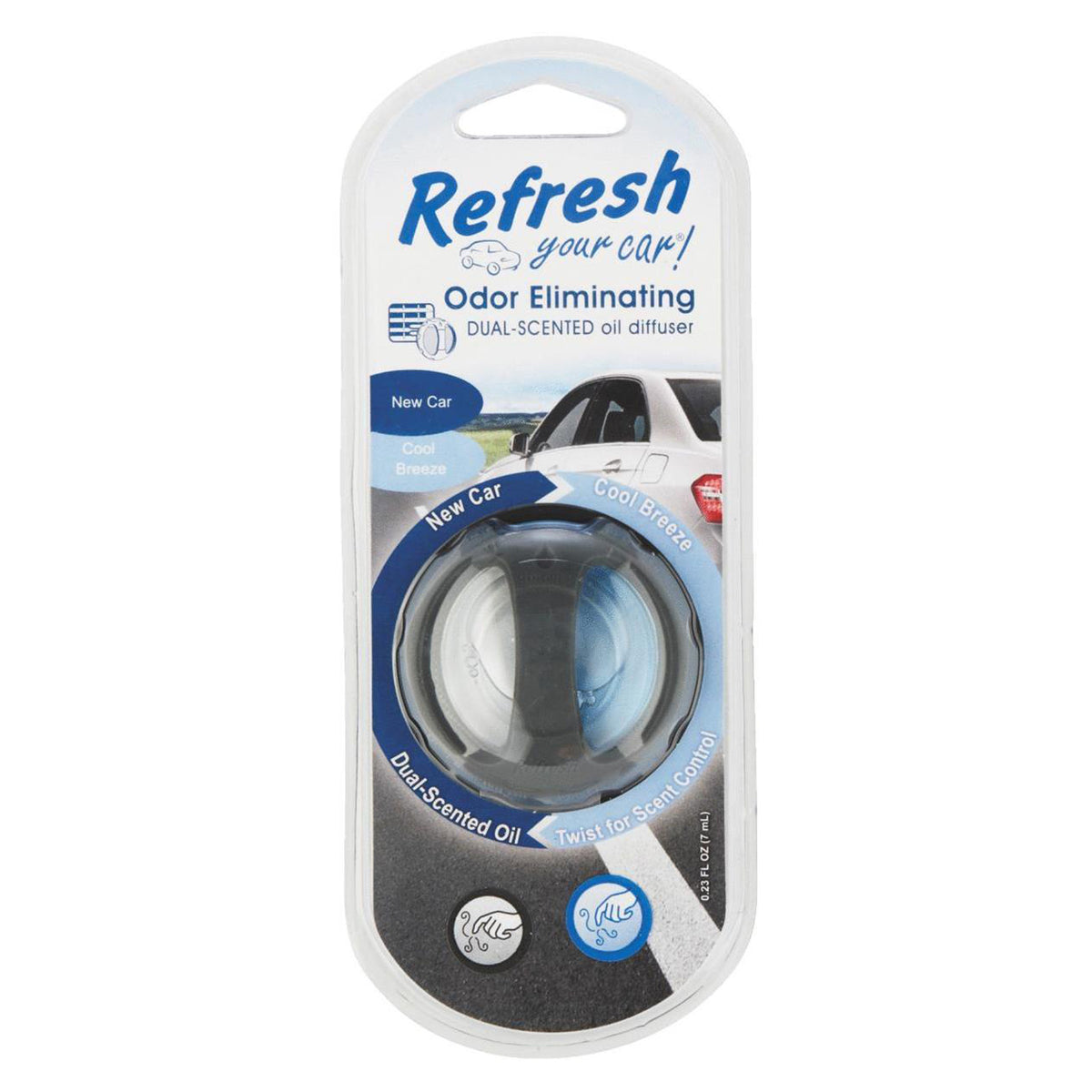Auto Air Freshener Vent Clip-On Oil DiffusersCool breeze scent