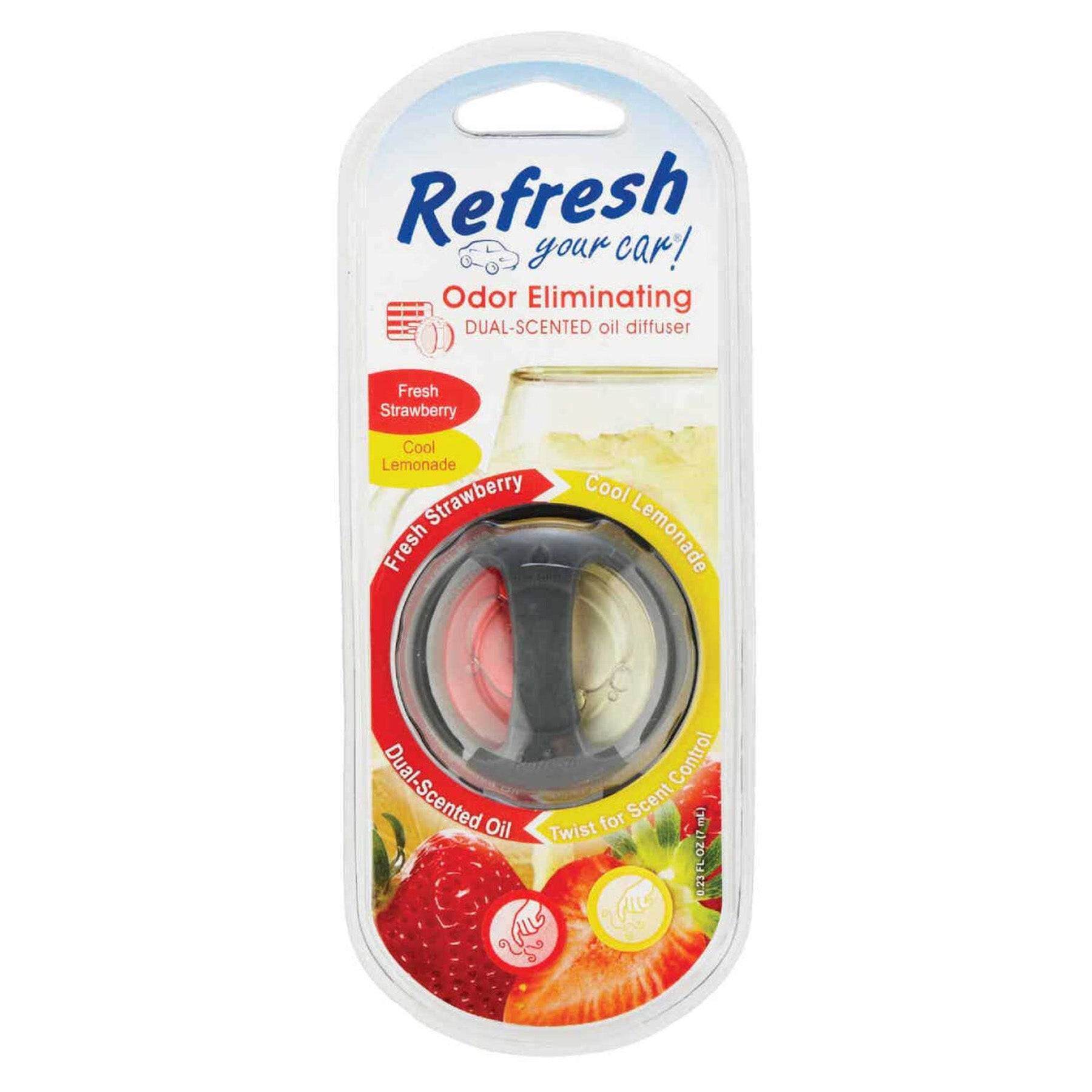 Auto Air Freshener Vent Clip-On Oil DiffusersCool lemonade scent