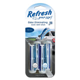 Dual Scent New Car & Cool Breeze scent Contains: 4 pieces