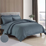 6pcs King stripe hotel line comforter set