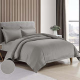 6pcs King stripe hotel line comforter set