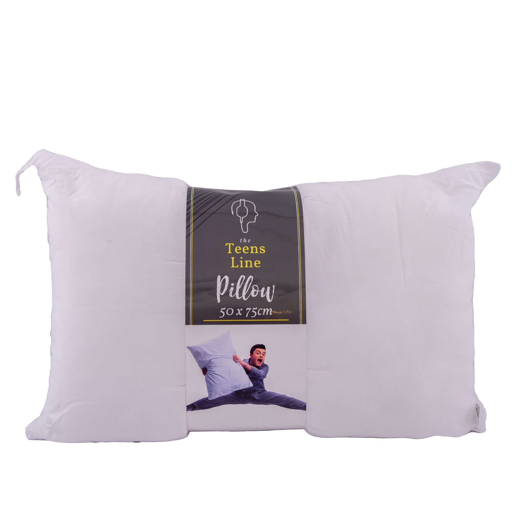 Soft Pillow , White ColorSize: 50x75 cm